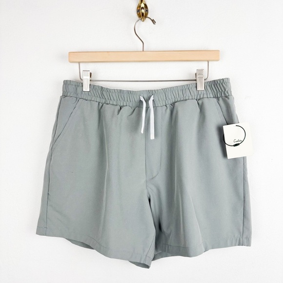 NWT Cadets Men’s Gray Swim Shorts Sz L - Picture 1 of 7